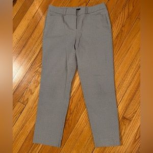 Worthington slim fit black and white work pants - size 6